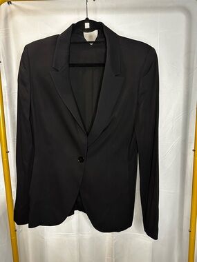 Theyskens’ Theory Black Tailored Blazer Jacket Minimalist Designer Size 4